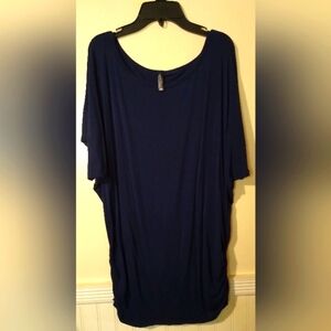 Johnny brand navy blue women's shirt size XXL